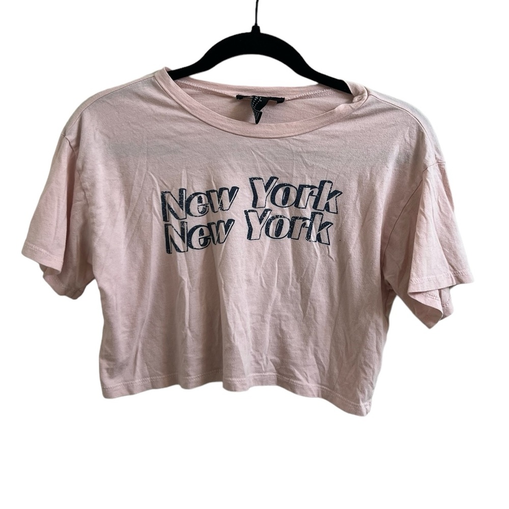 Forever 21 pink crop top